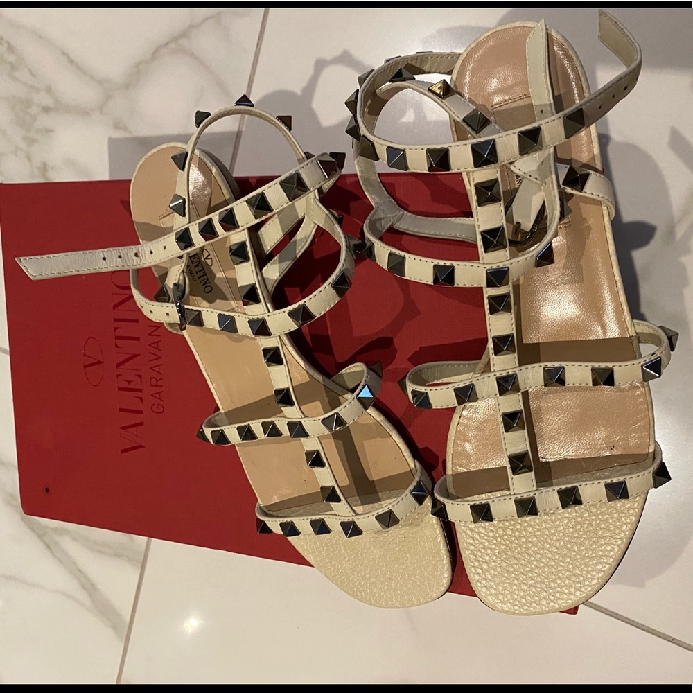 Valentino’s Gladiator Rockstud Sandal